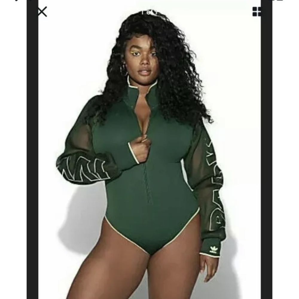 Ivy Park Drip 2 Plus Size Bodysuit 3X from Adidas